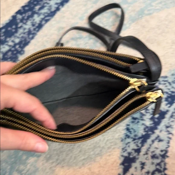 Celine Black Leather Crossbody Bag - Picture 7 of 9